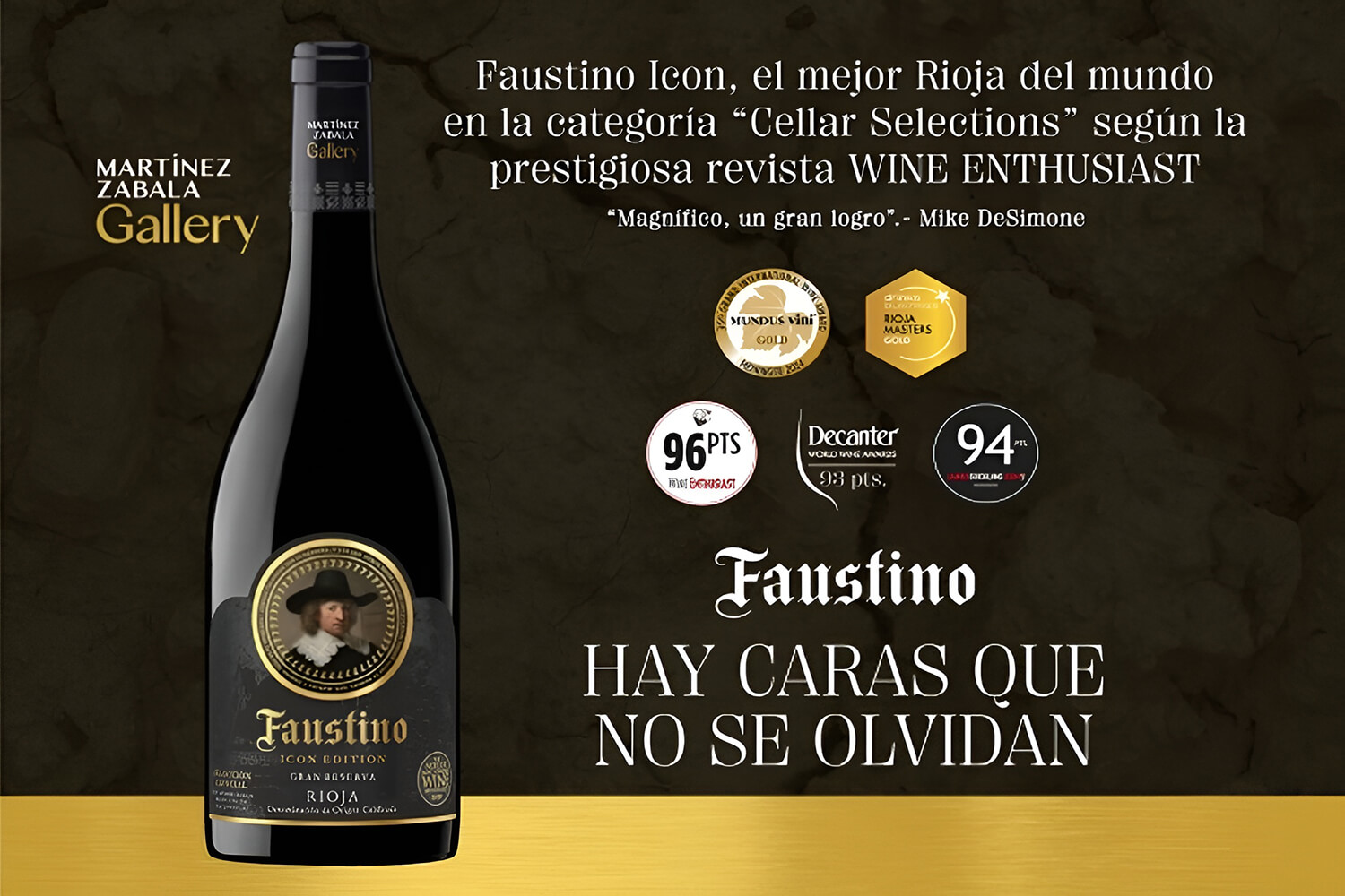 FAUSTINO ICON 2017 es el único Rioja presente en el TOP 20 de la prestigiosa lista americana de ‘Wine Enthusiast’